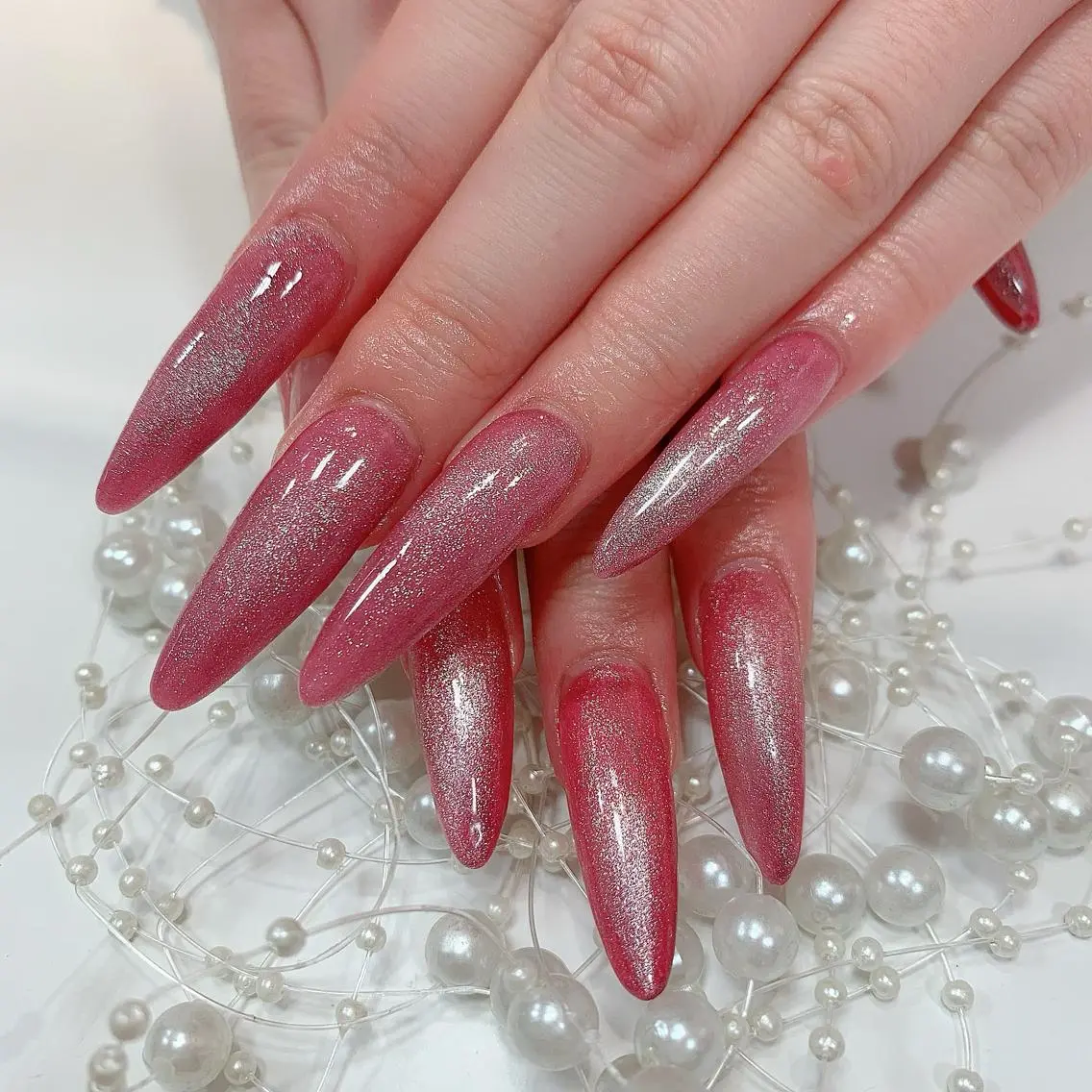 ネイル ジェルネイル マグネットネイル Kayo 💅のネイルデザイン