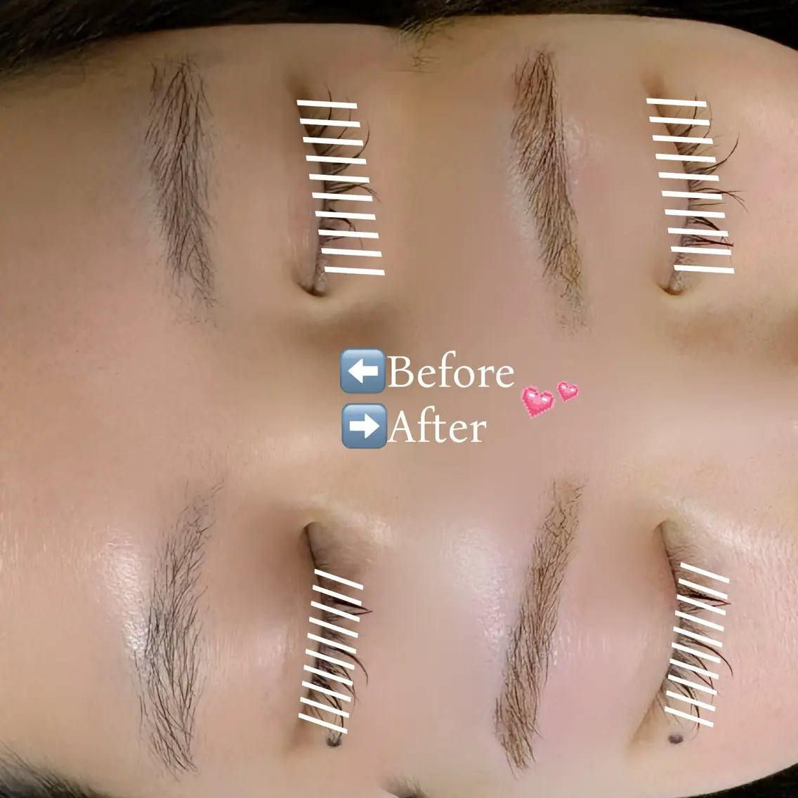 アイブロウ 眉毛ワックス脱毛 Eyesalon Lunelのマツエク・マツパデザイン