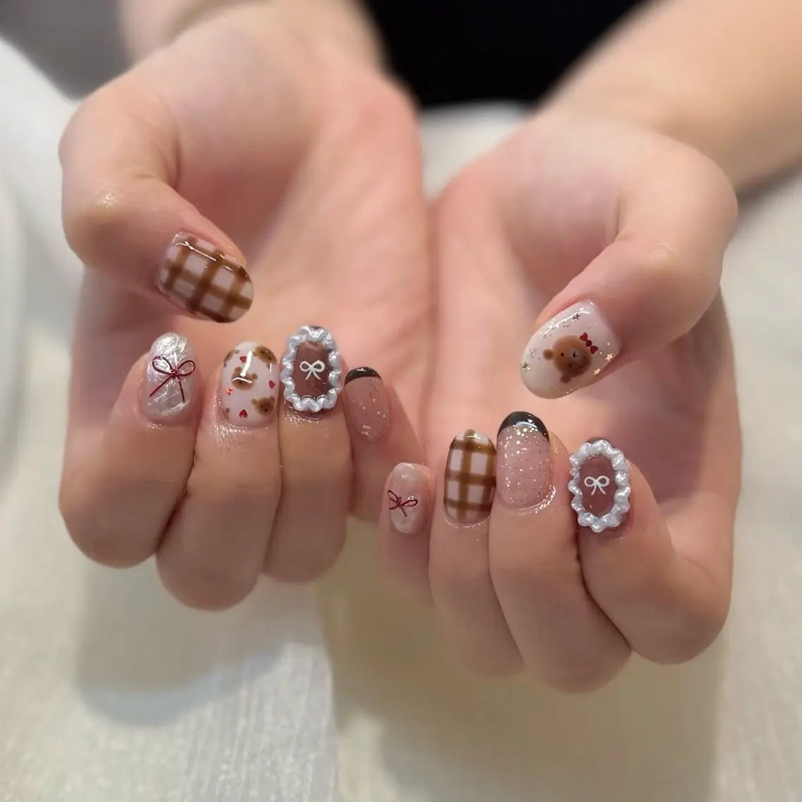 ネイル ハンドネイル 新井 ひなののネイルデザイン