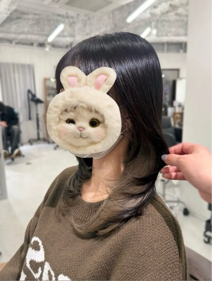 カラー 🍒ベージュ/ピンク ベージュ🍒なつきのヘアスタイル