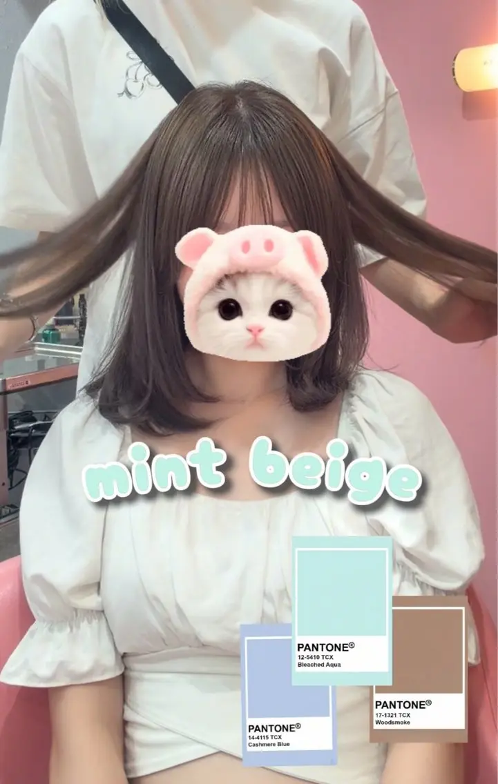 ロング カラー ベージュカラー 黒髪 ブリーチ ブルーカラー ブルーブラック ヘアカラー 透明感カラー/渋谷/ KEITOのヘアスタイル