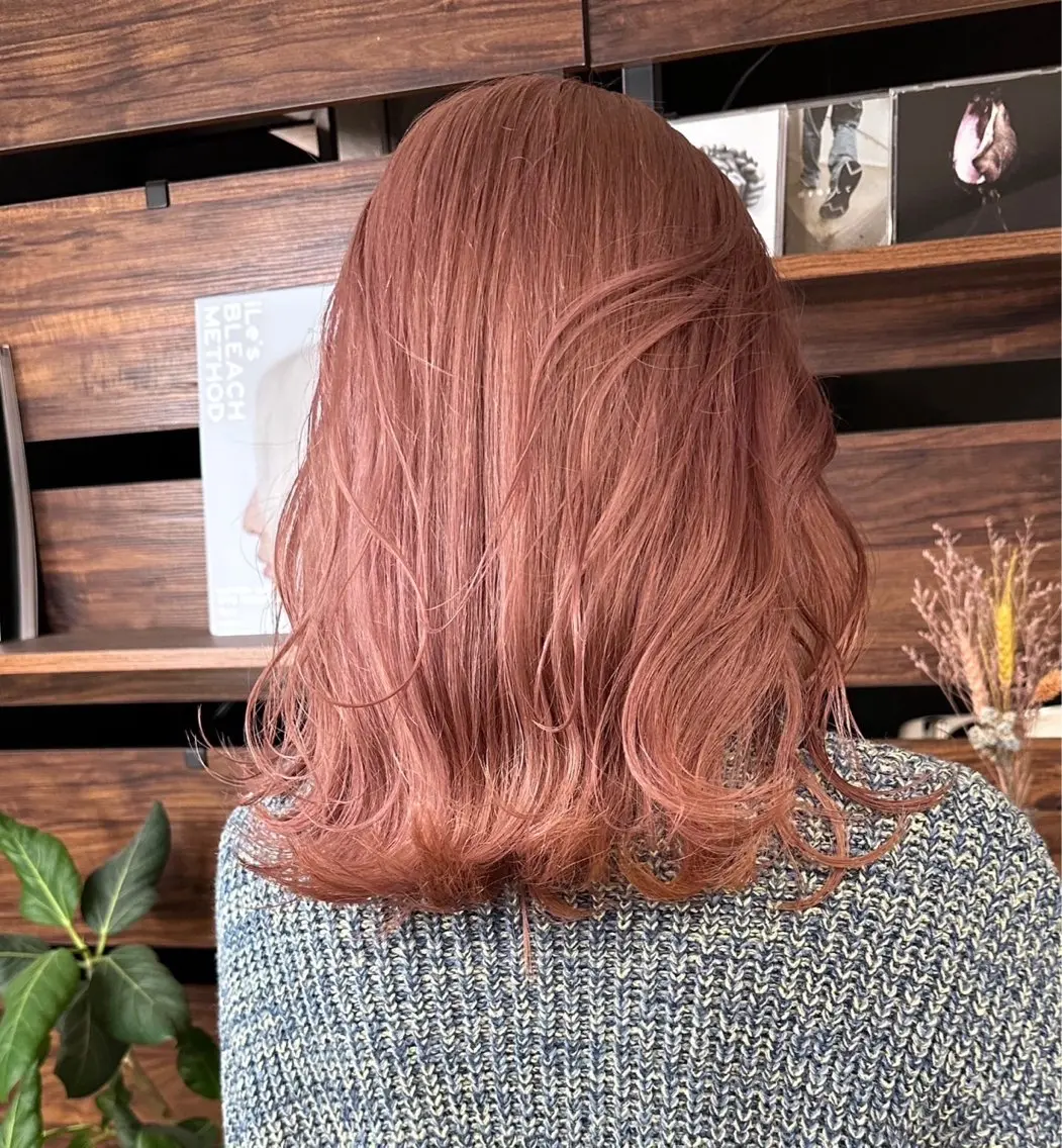 ミディアム カラー ヘアカラー ハイトーン/町田 🫧HANSONのヘアスタイル