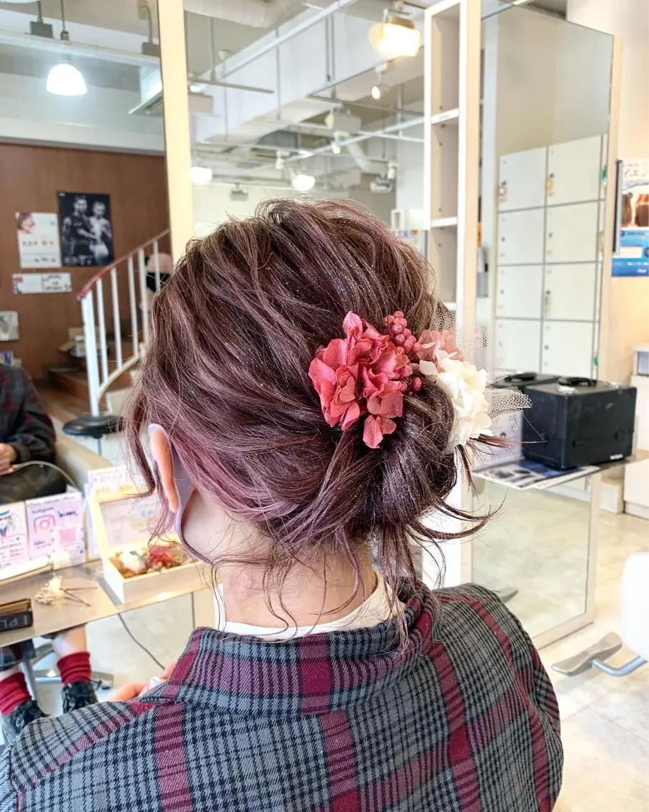 ヘアセットの写真