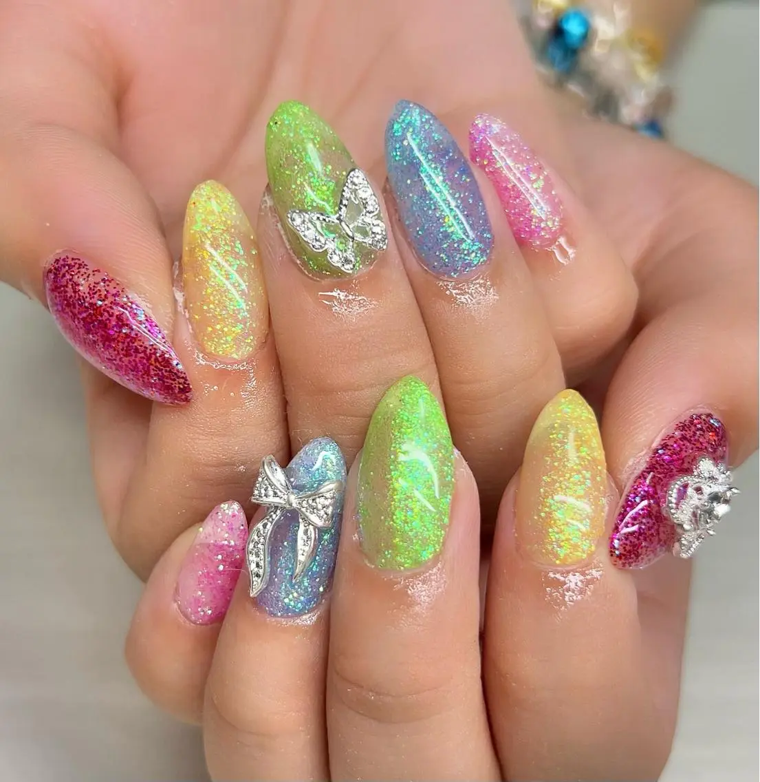 ネイル ハンドネイル 【Yappy🌈】 💖P-tanaのネイルデザイン