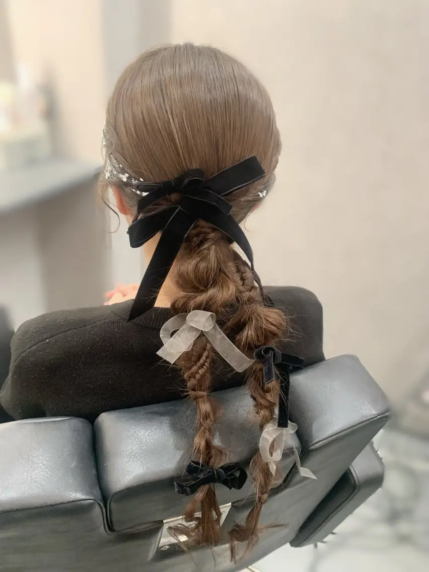 ヘアアレンジ ヘアセット 中川 沙里のヘアスタイル