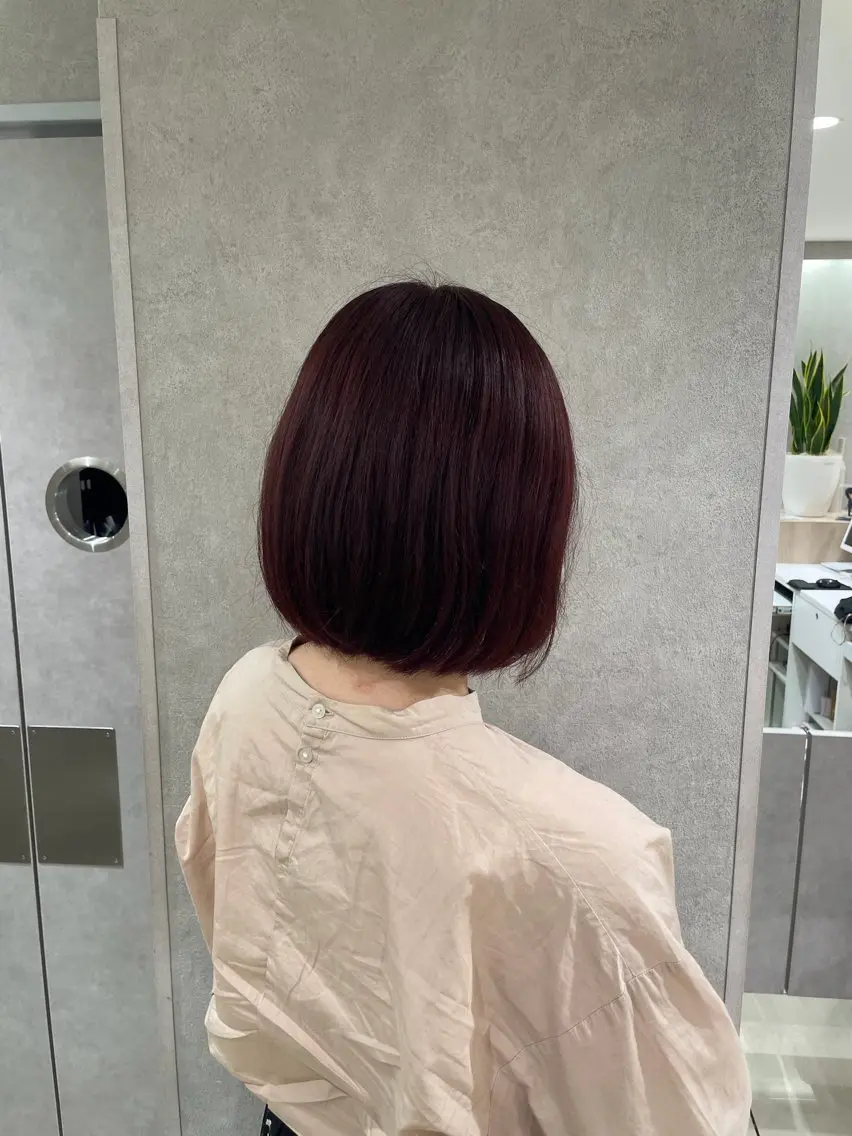 ショート カラー ヘアカラー トリートメント 🍨レディースカット /ブリーチ🐇みさきのヘアスタイル