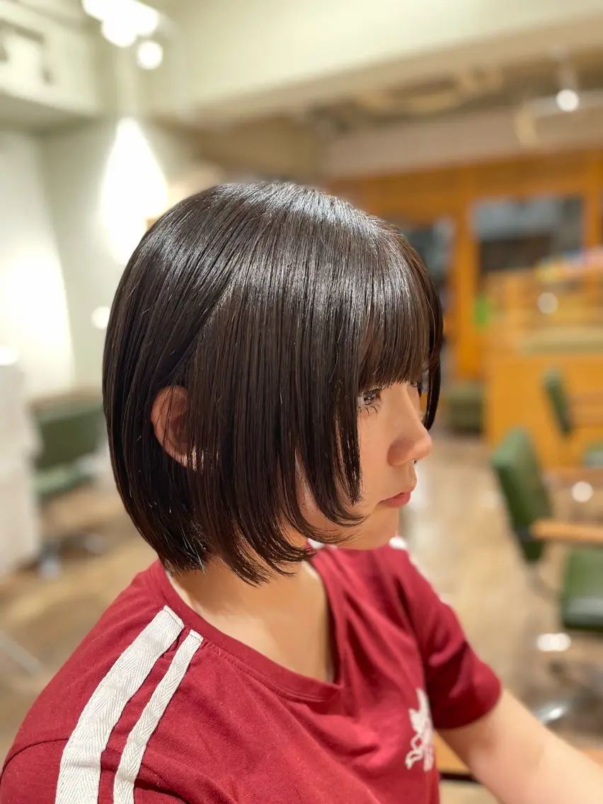 ショート 顔まわりレイヤー レイヤーカット カット テライ ケイショウのヘアスタイル