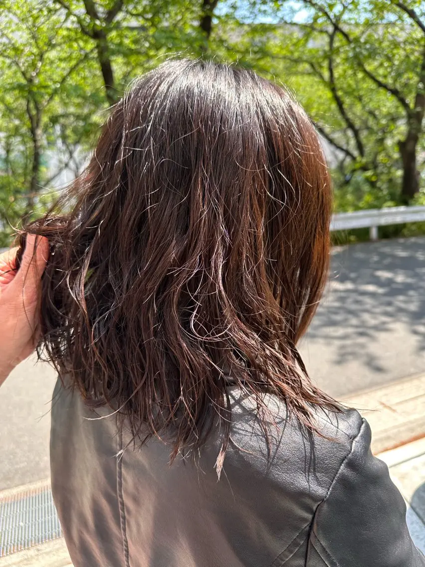 セミロング パーマ セミロングパーマ ニュアンスパーマ CLALA瀬田店 やまもとまさたかのヘアスタイル
