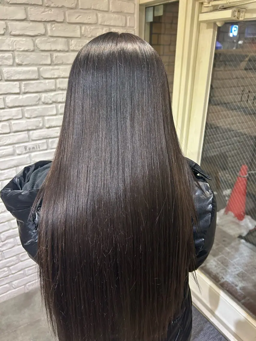 ロング ヘアカラー トリートメント ︎☀️はるき︎︎☁️ ショートモデル募集のヘアスタイル