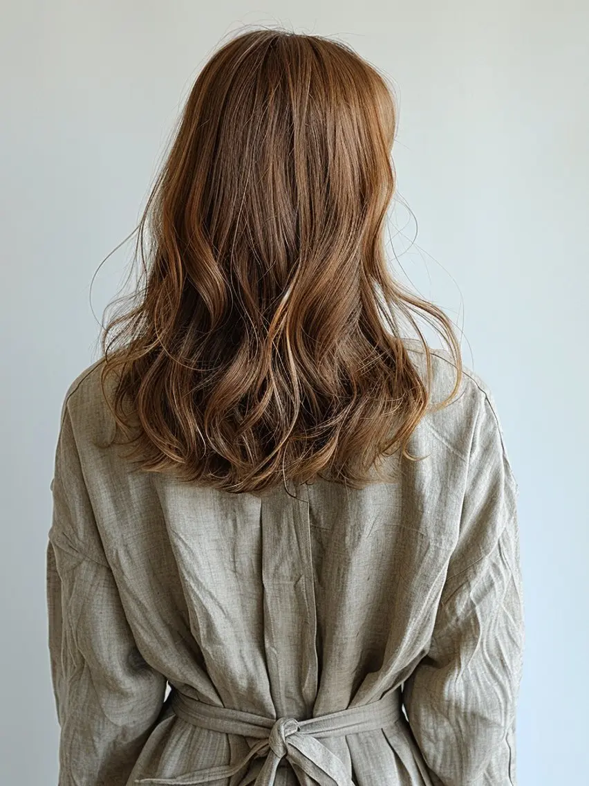 セミロング カラー カット ヘアカラー トリートメント edA. 鎌倉のヘアスタイル
