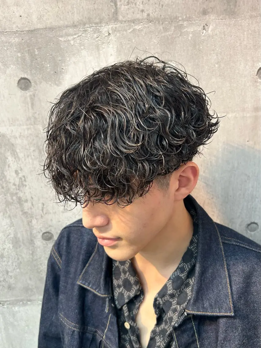 【1日1名様限定】メンズカット+波巻きパーマ❤️‍🔥の写真