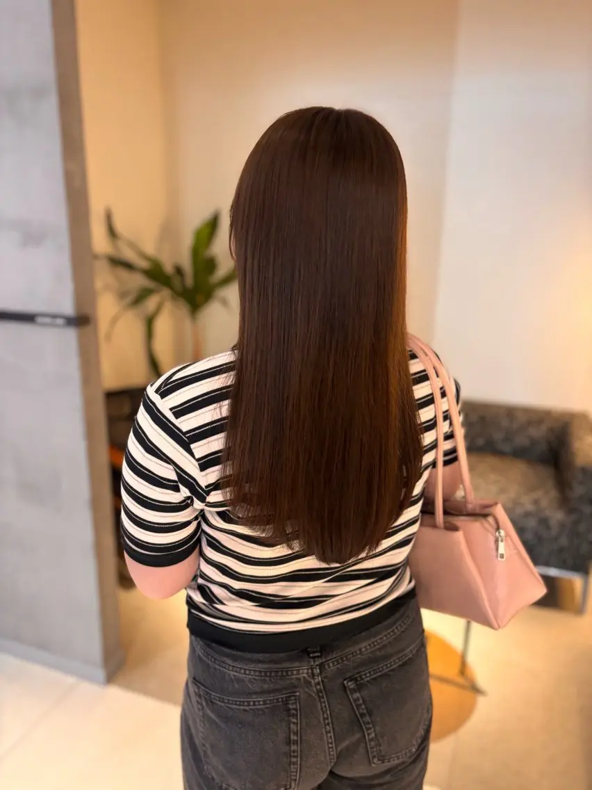 ロング カラー ベージュカラー 透明感カラー 髪質改善 似合わせカット トリートメント カット ヘアカラー トリートメント RABU 髪質改善/ 縮毛矯正/名古屋伏見のヘアスタイル