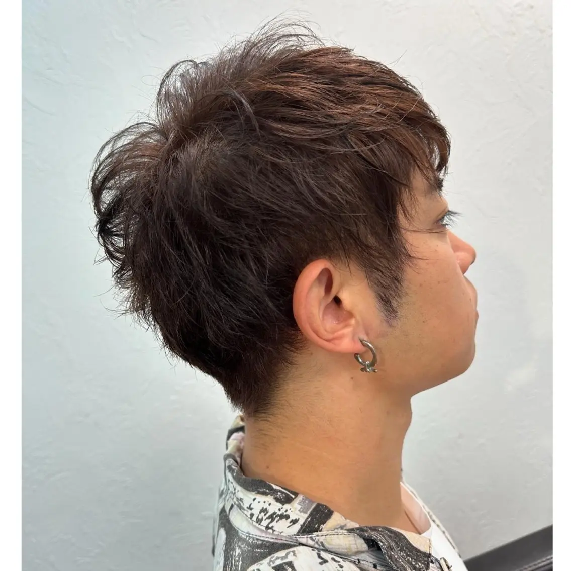 ショート カラー メンズ 三原 友美のヘアスタイル