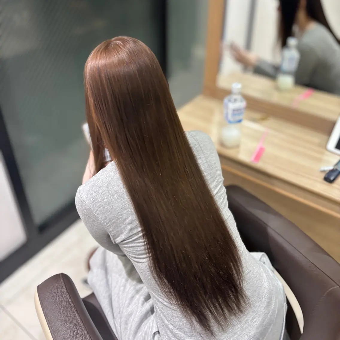 ロング カラー ベージュカラー ヘアカラー miyu【艶たっぷり モテカラー】✩.*のヘアスタイル