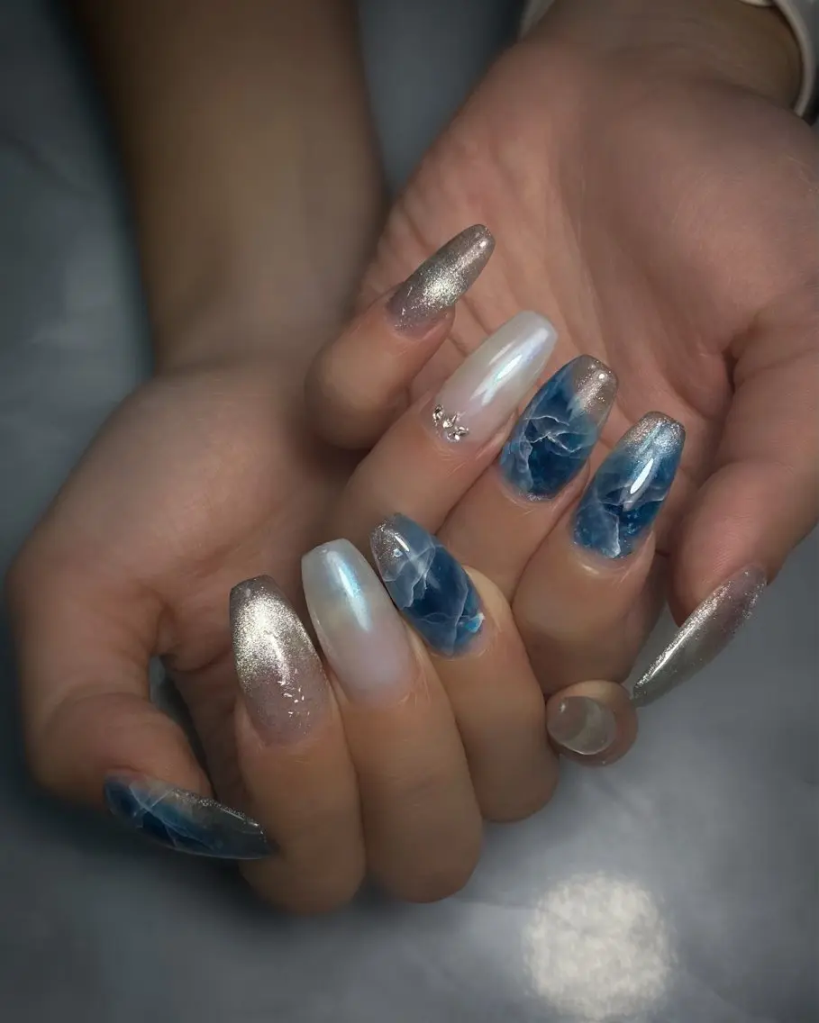 ネイル ハンドネイル &.nail/ ニュアンス/持込み可のネイルデザイン