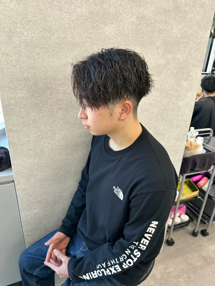 ショート パーマ メンズ 【メンズ特化】 笹目純のヘアスタイル