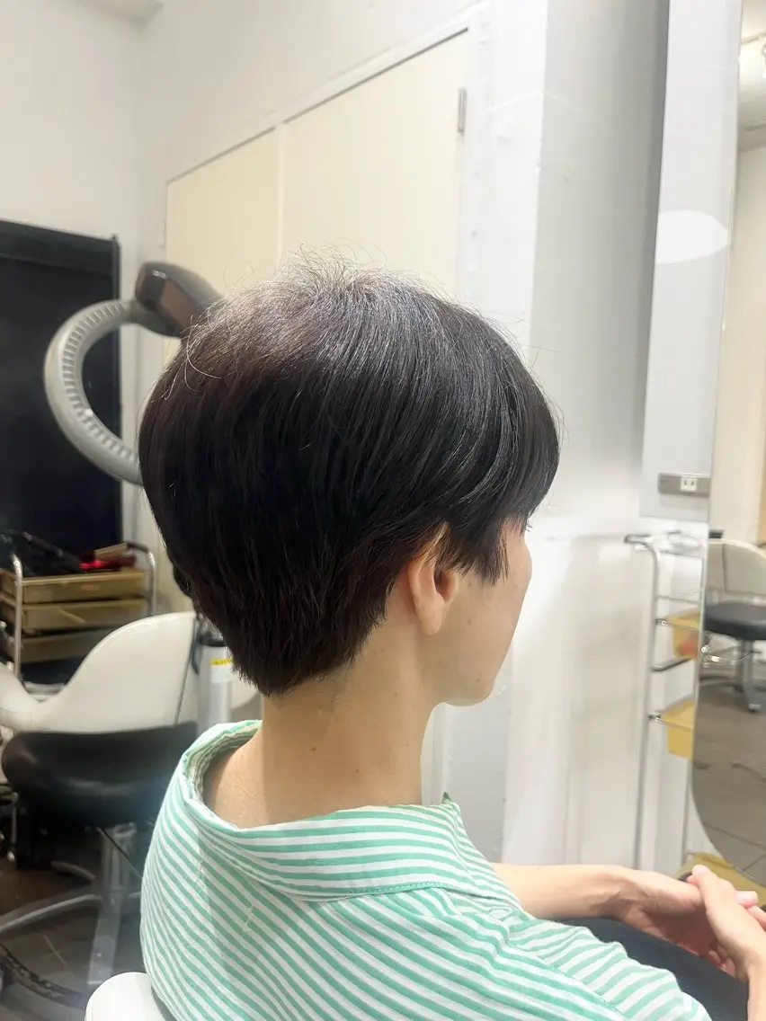 ショート カラー 透明感カラーショート ボブツムギ♡のヘアスタイル