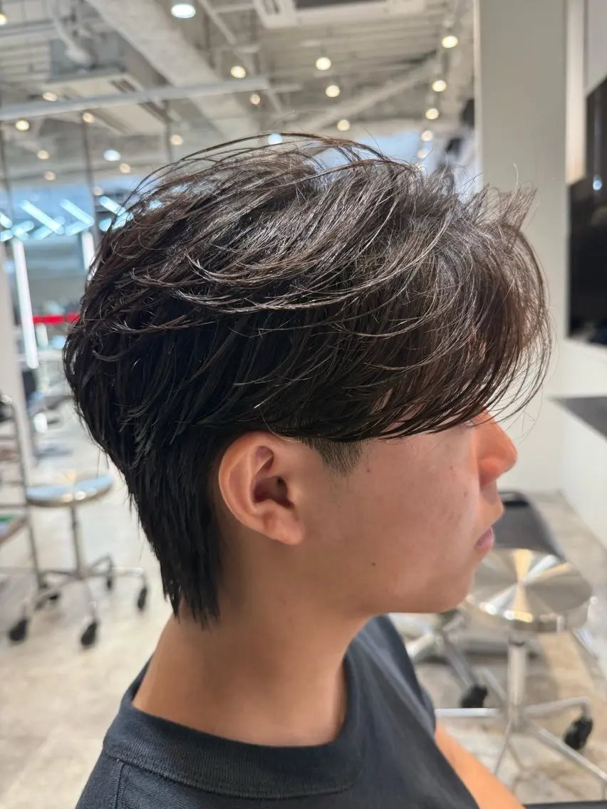 パーマ メンズ 刈り上げ カット パーマ 【fifth】渡部 永遠のヘアスタイル