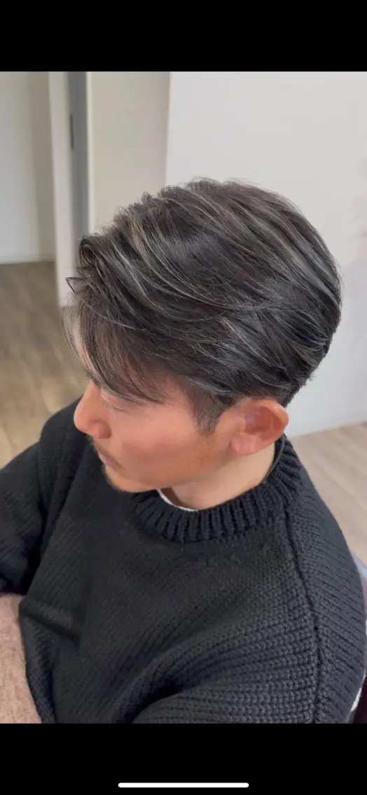 カラー メンズ メンズハイライト ハイライトカラー 池澤 京華のヘアスタイル