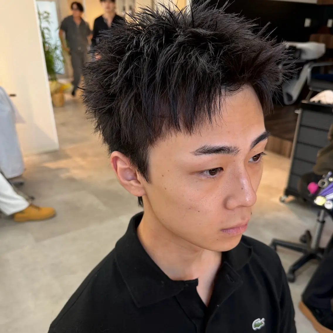 ショート メンズ メンズショート スパイキーショート ショートヘア カット メンズカット⚡️｜ 短髪をデザイン｜レオのヘアスタイル