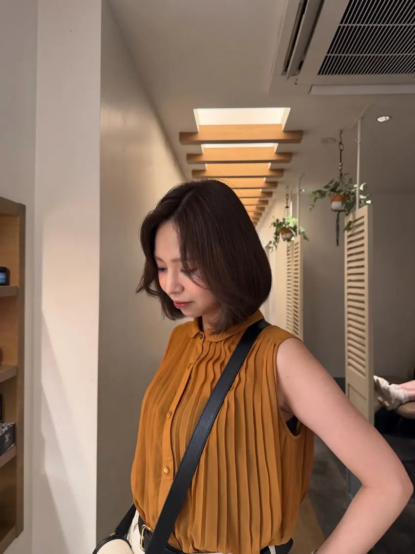ミディアム ヘアカラー FUJIIKANON /透明感カラーのヘアスタイル