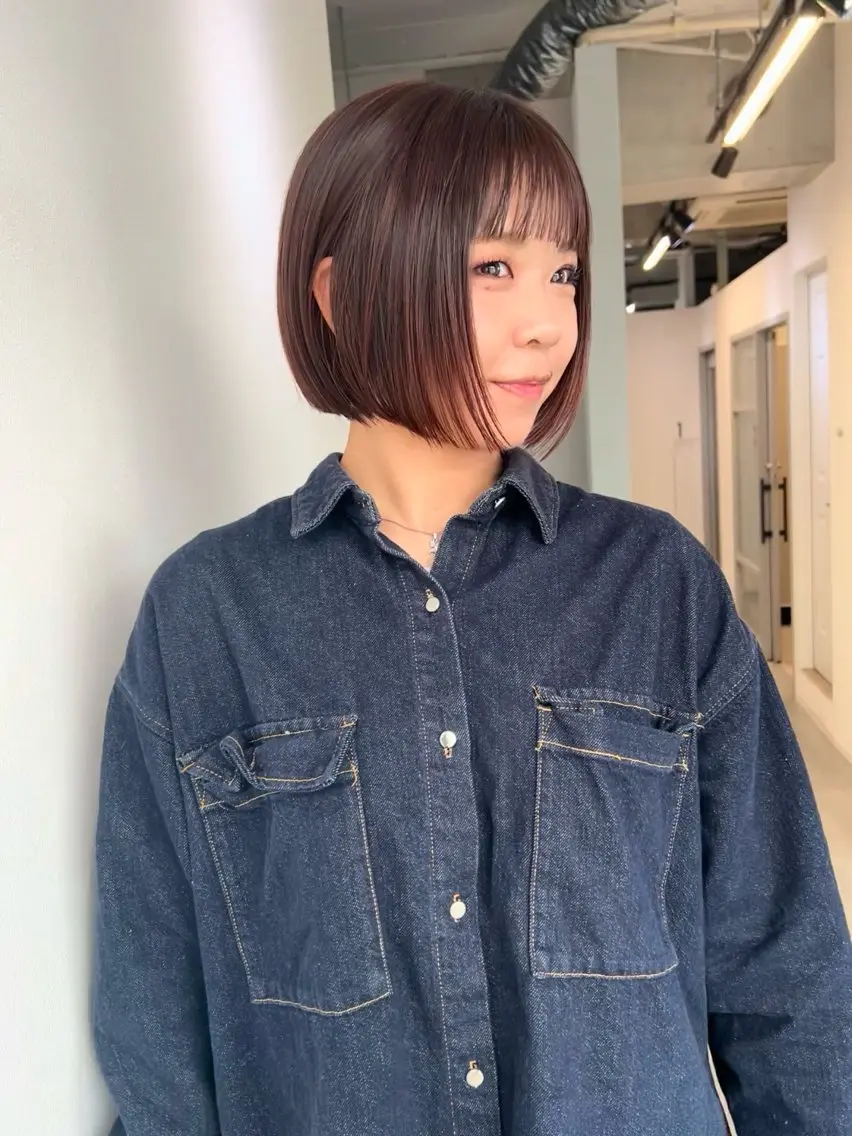 ショート カラー ヨシモトリョウ 髪質改善/美髪のヘアスタイル