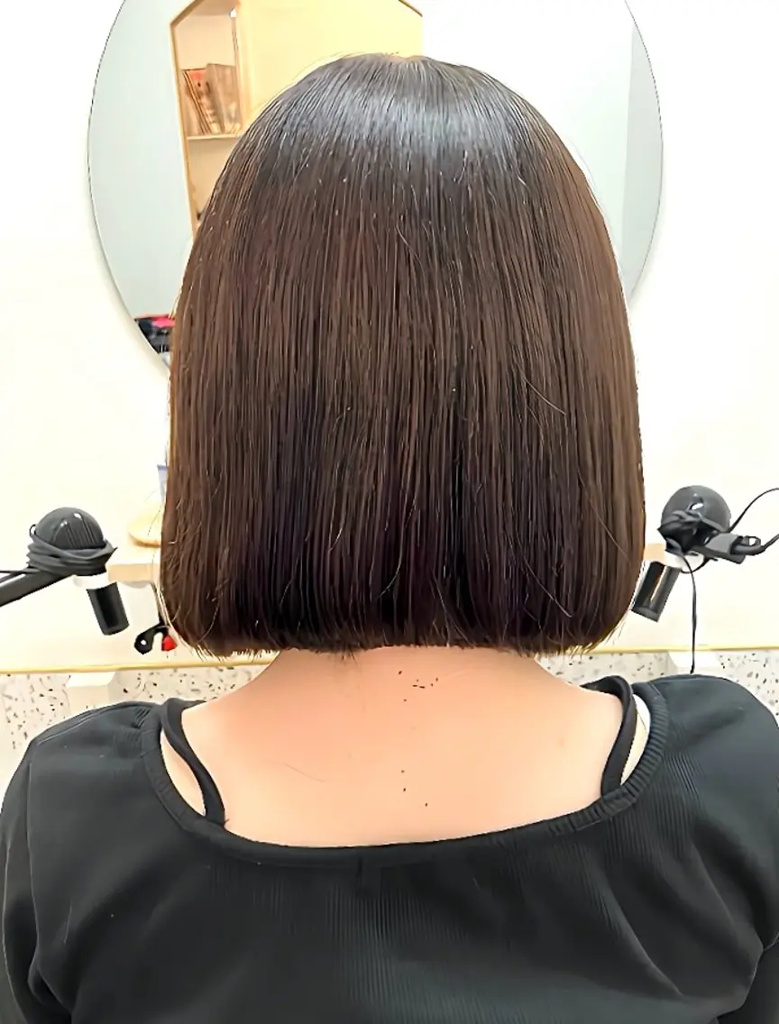 ミディアム ボブ ウルフ・ハイレイヤー 🌟ナカノ・ユウヤのヘアスタイル