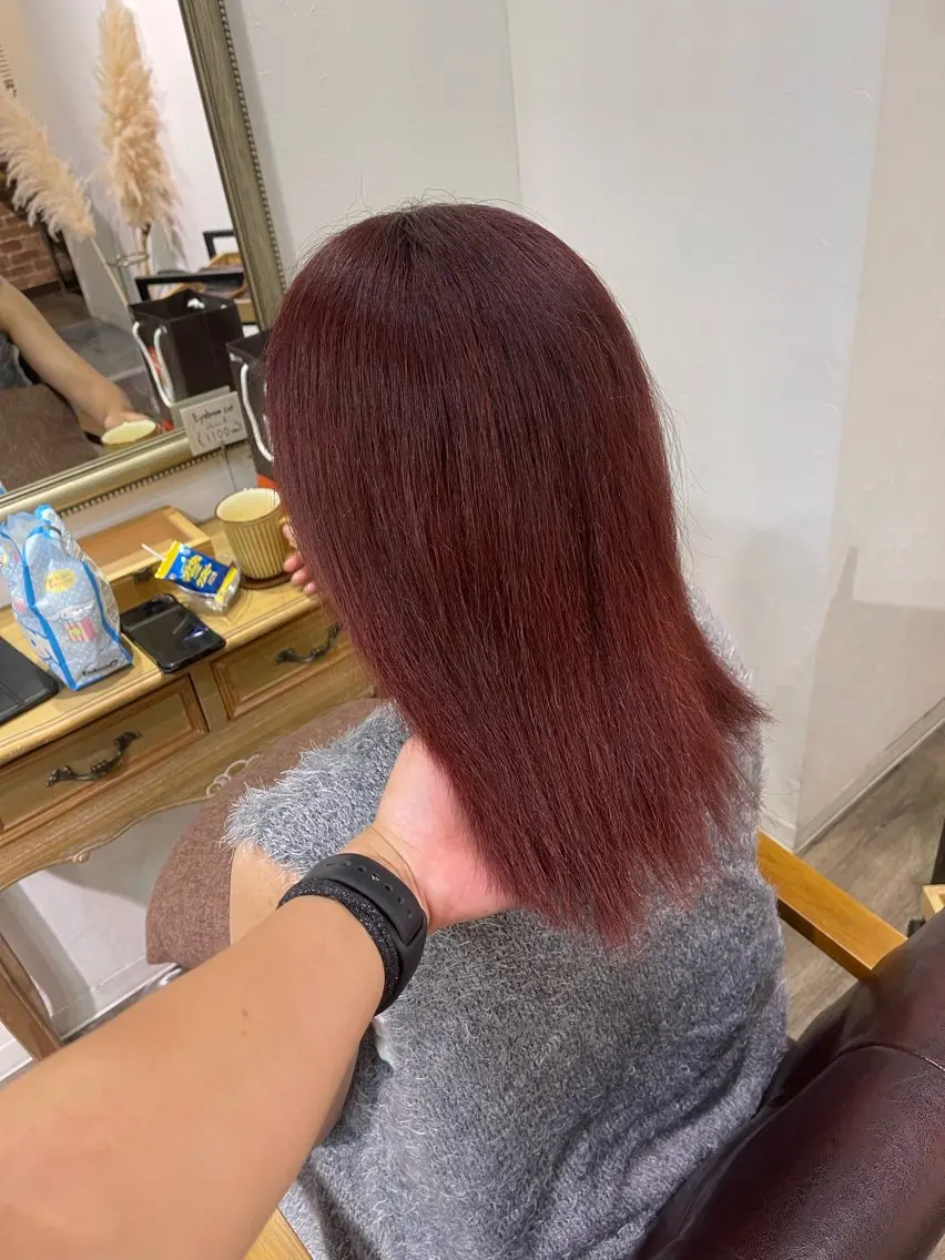 セミロング カラー ヘアカラー Felice Erikaのヘアスタイル