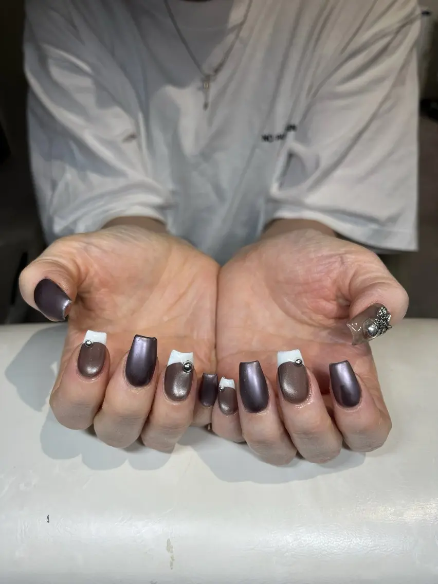 ネイル ハンドネイル IROHA nail Ami🐊🎀のネイルデザイン