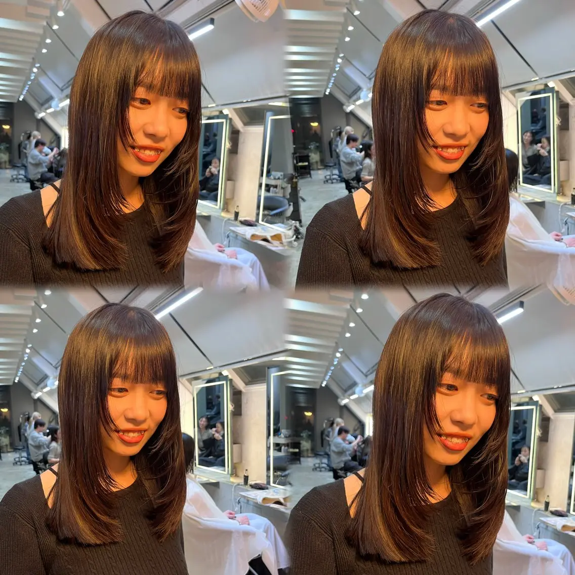 セミロング レイヤーくびれヘア アレンジmanakaのヘアスタイル