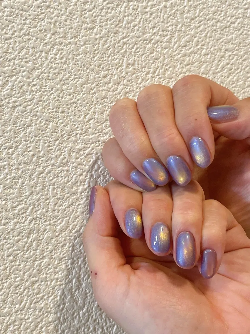 ネイル オーロラネイル フットネイル フレンチネイル ジェルネイル マグネットネイル ハンドネイル mogunail &blowのネイルデザイン