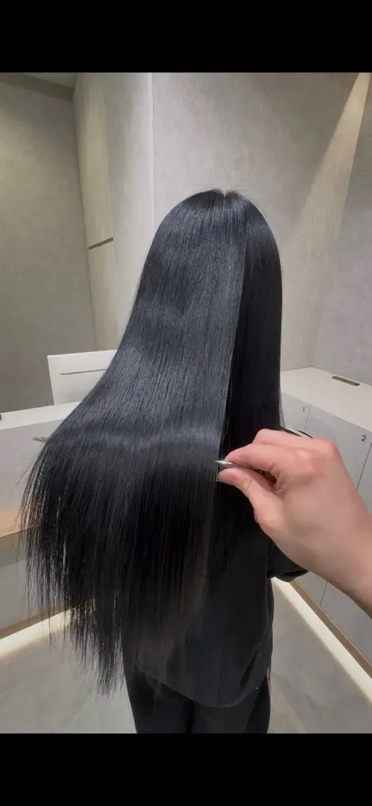 ロング 髪質改善 縮毛矯正 ヘアカラー 髪質改善カラー🫧 FUUMA🪽のヘアスタイル