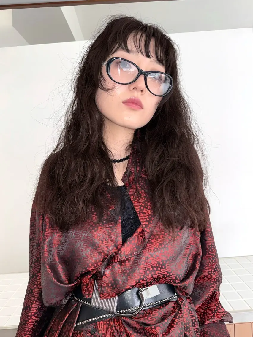 ロング パーマ 宮嶋 蓮のヘアスタイル