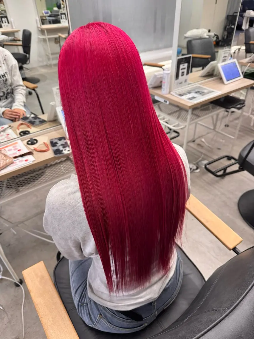 ロング ヘアカラー ハイトーン/カラー/ ゆい🌟のヘアスタイル
