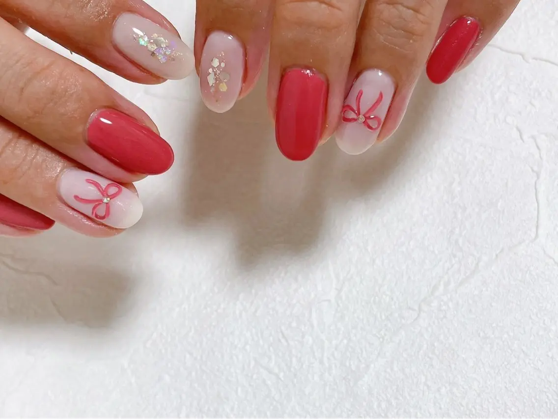 ネイル オーロラネイル フットネイル フレンチネイル ジェルネイル 韓国ネイル ハンドネイル kikinail 溝の口のネイルデザイン