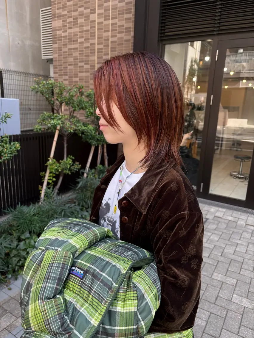 ミディアム カラー カット ヘアカラー eri kinjoのヘアスタイル