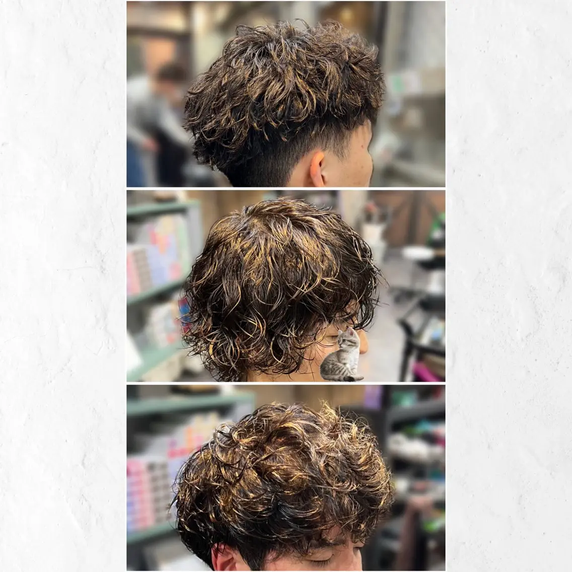 パーマ DIECE渋谷 渡邉 凜【メンズ特化】のヘアスタイル