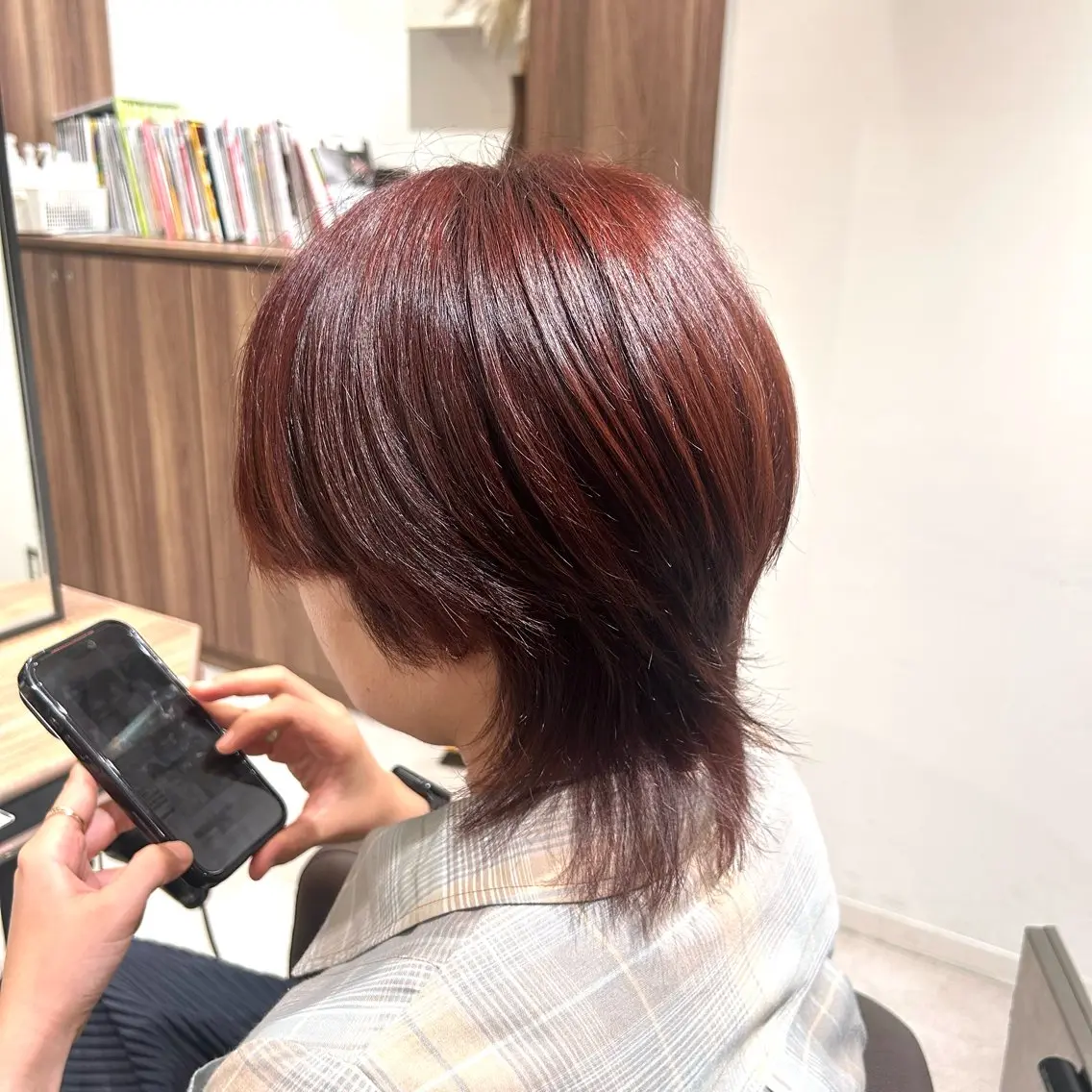 ミディアム カラー 🩵ྀི髪質改善/ ちもも🩵ྀིのヘアスタイル
