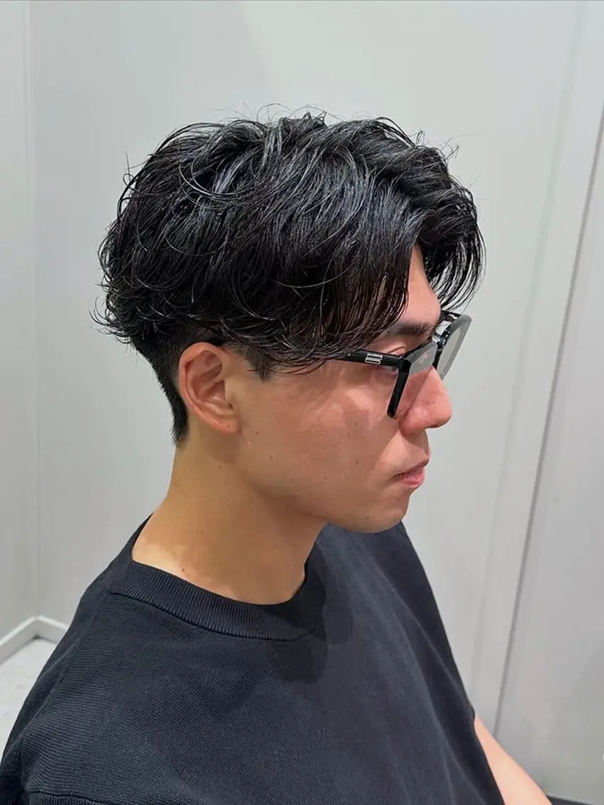 パーマ メンズ メンズパーマ 🟦横浜駅メンズパー マ｜小上馬淳司🟦のヘアスタイル
