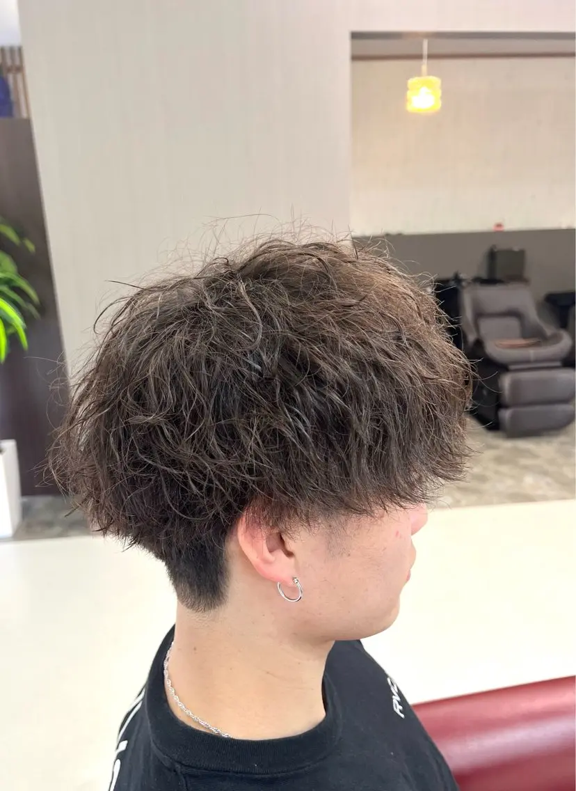 ショート パーマ メンズ メンズパーマ メンズツイストパーマ ツイストパーマ KEN 🌟のヘアスタイル