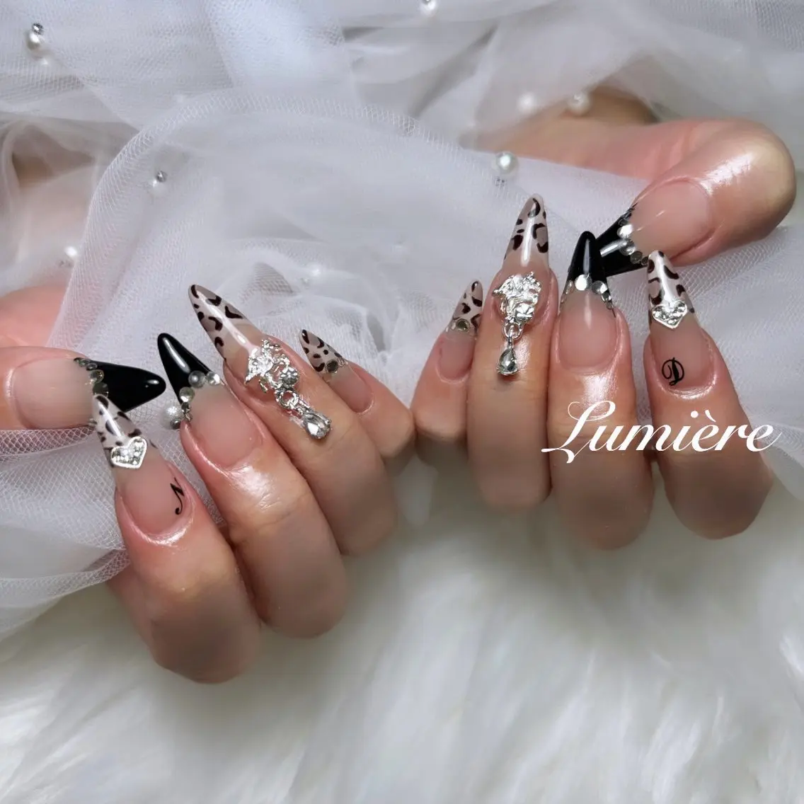 ネイル Lumière｜ ロング｜ワンホンのネイルデザイン