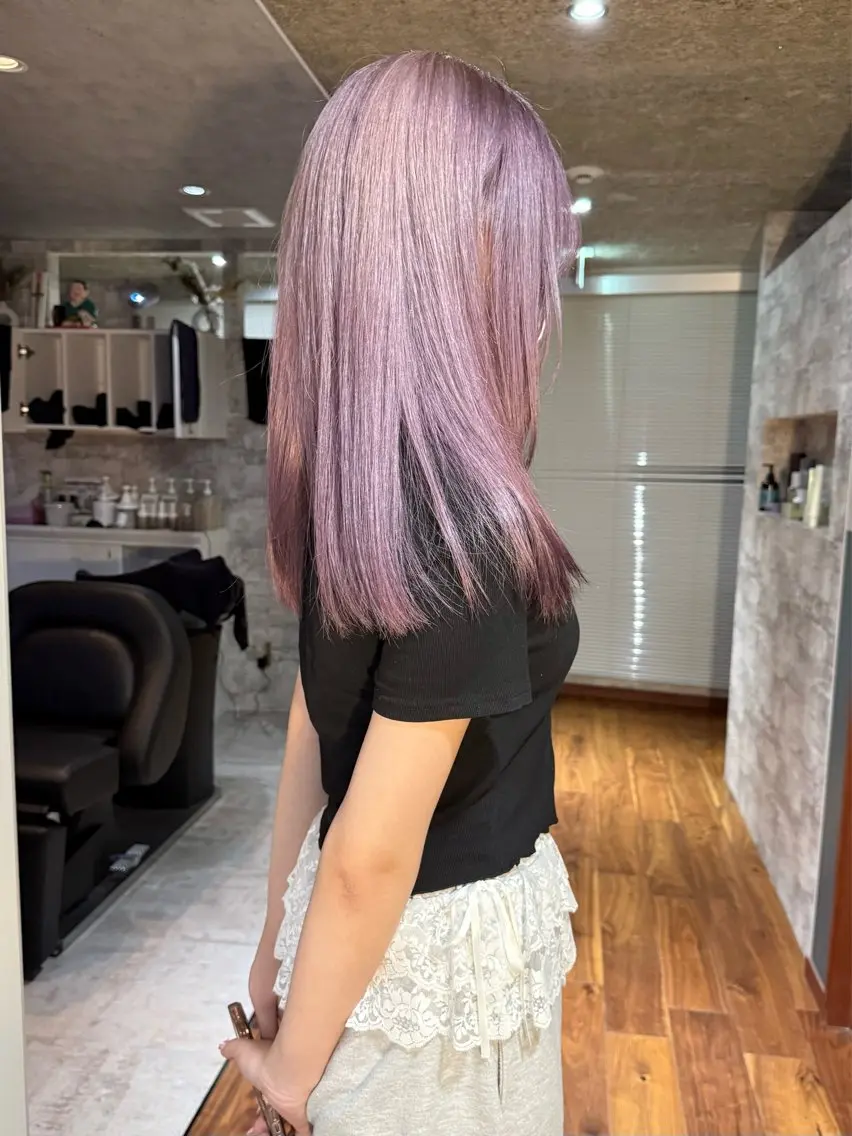 ミディアム カラー カット ヘアカラー トリートメント mai / linoah˚✧のヘアスタイル