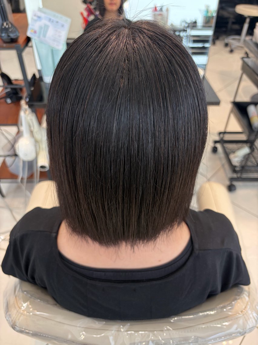 パーマ 縮毛矯正 高梨 礼奈のヘアスタイル