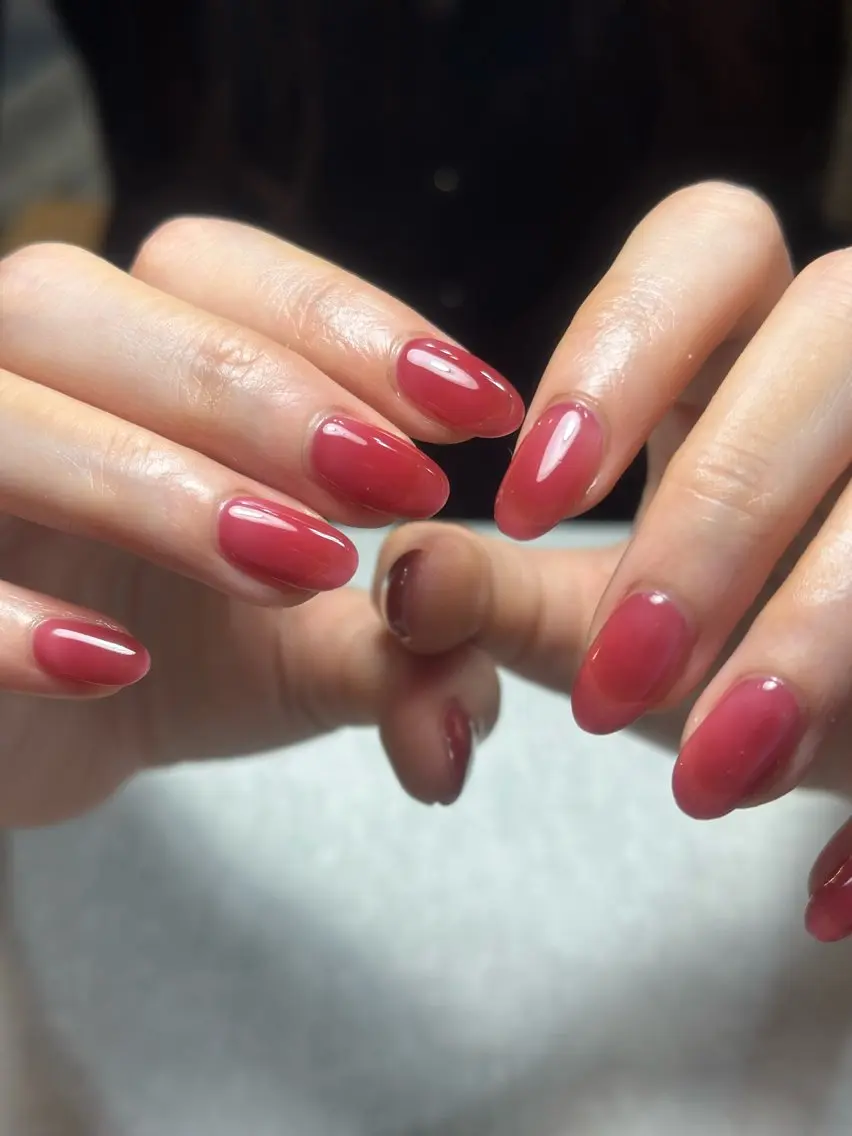 ネイル ワンカラーネイル ハンドネイル mana nailのネイルデザイン
