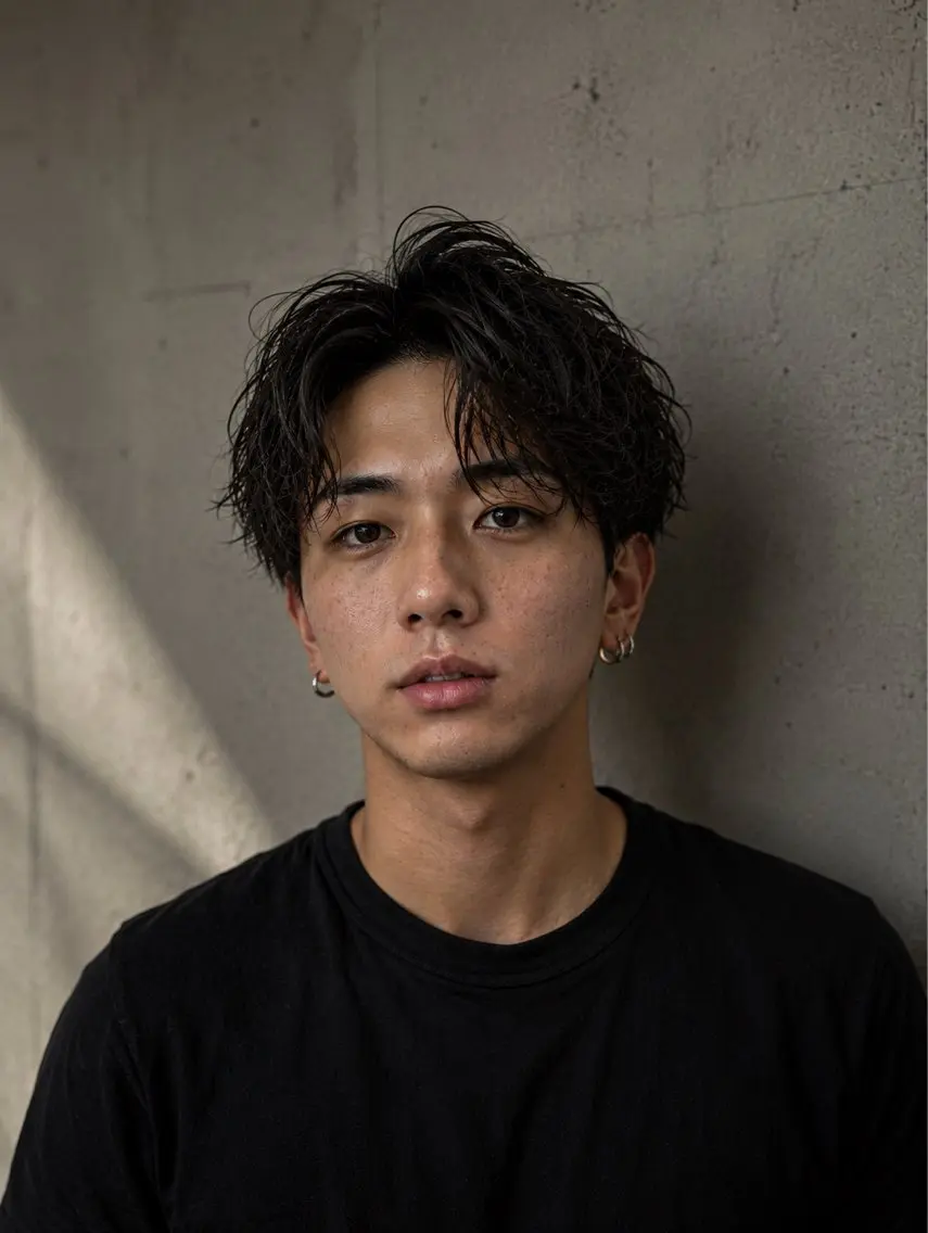 ショート パーマ メンズ メンズパーマ 川﨑 大暉のヘアスタイル