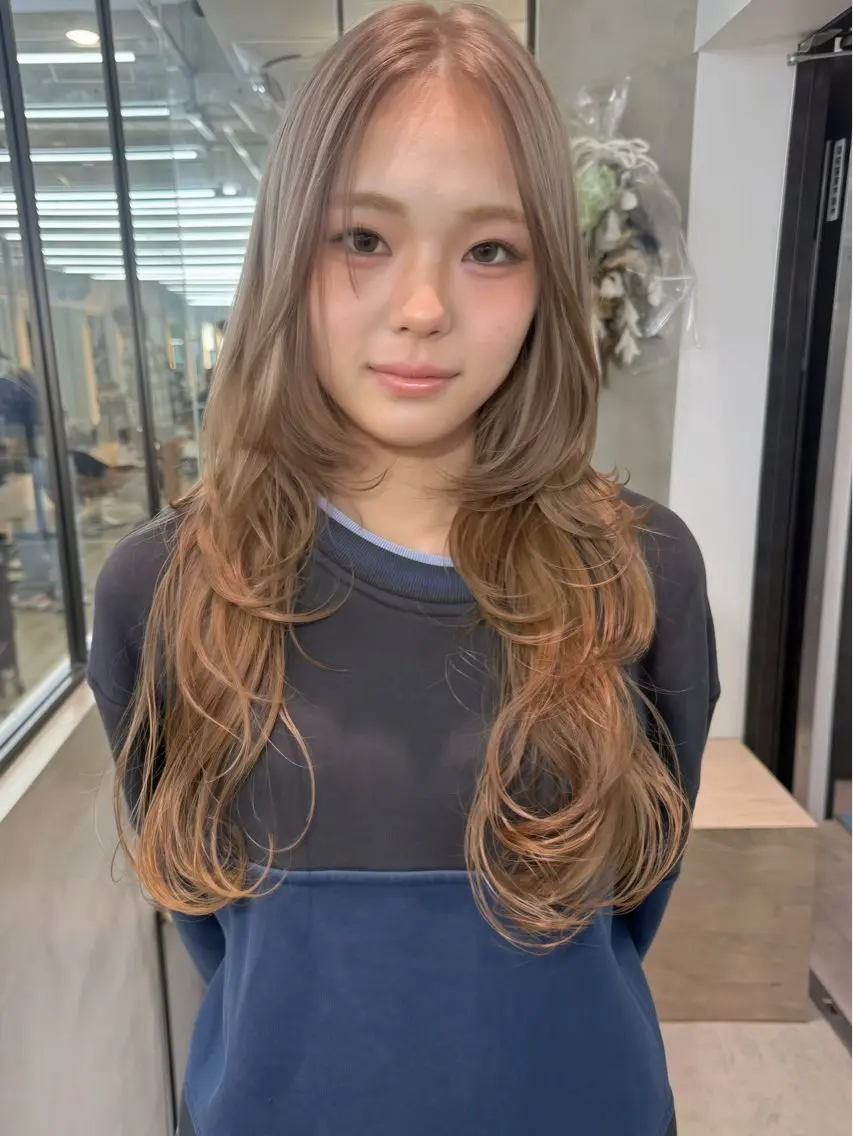 ロング カラー カット ヘアカラー トリートメント ♥️ブリーチ/ボブ/ レイヤー♥️maiのヘアスタイル