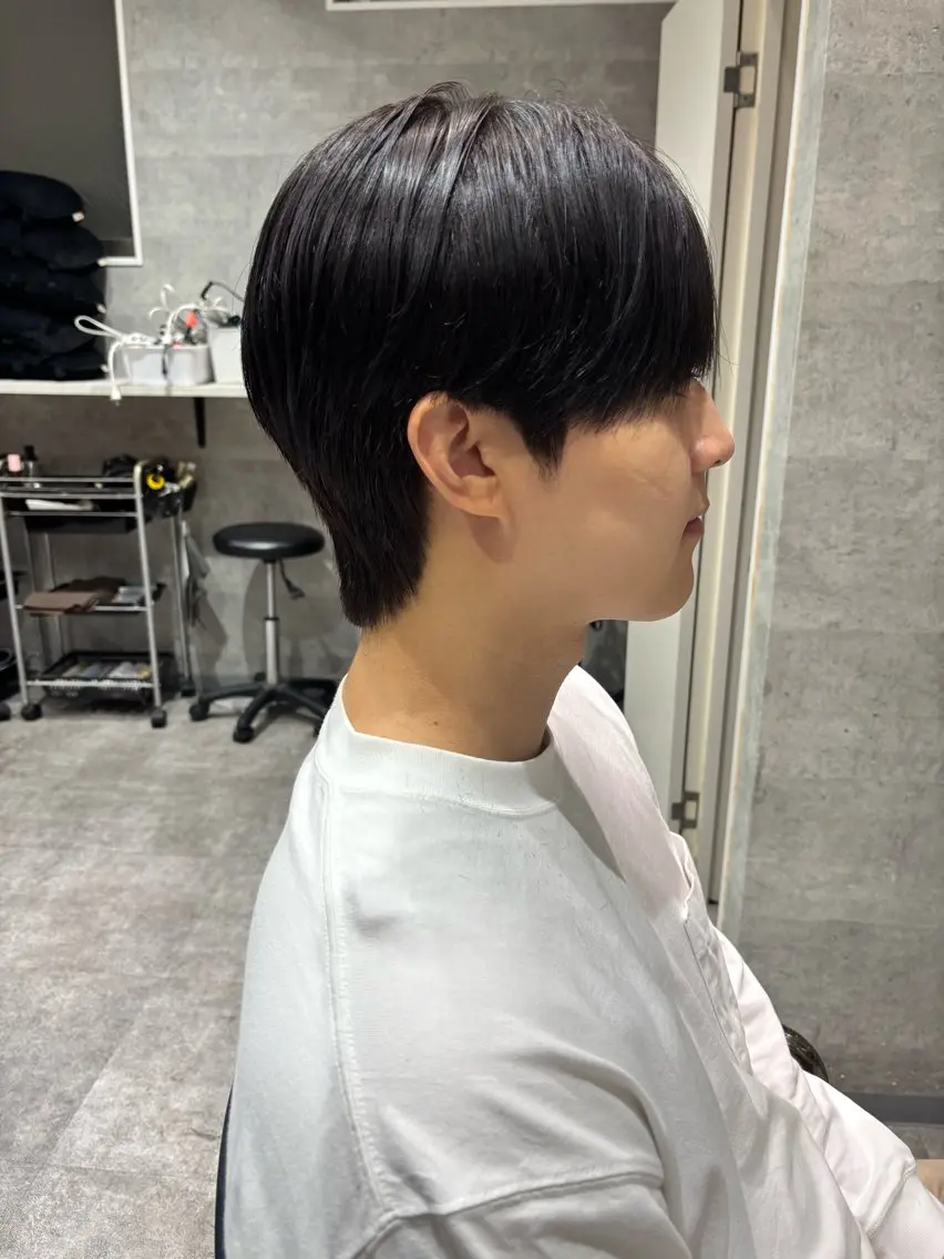 パーマ メンズ カット パーマ 青木 奏楽のヘアスタイル