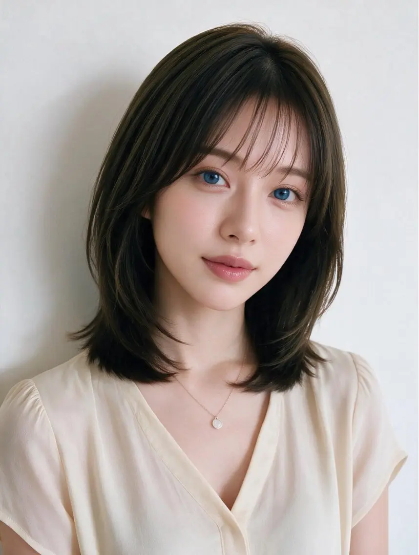 ミディアム MATSU DAのヘアスタイル