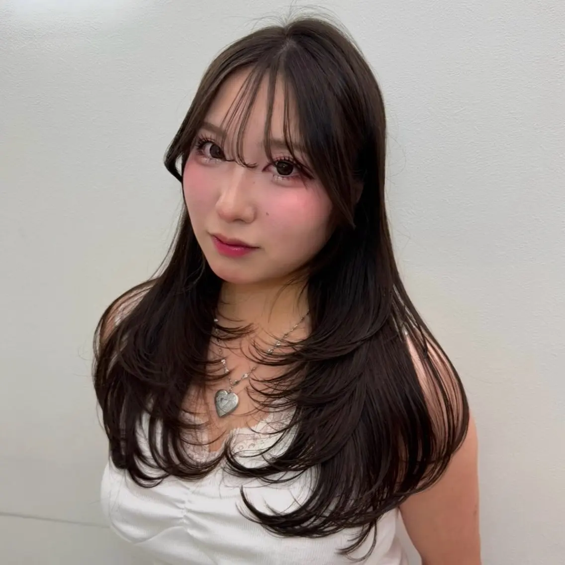 ロング カラー パーマ カット ヘアカラー トリートメント 透明感カラー🎀艶髪 Anju/渋谷🎀のヘアスタイル