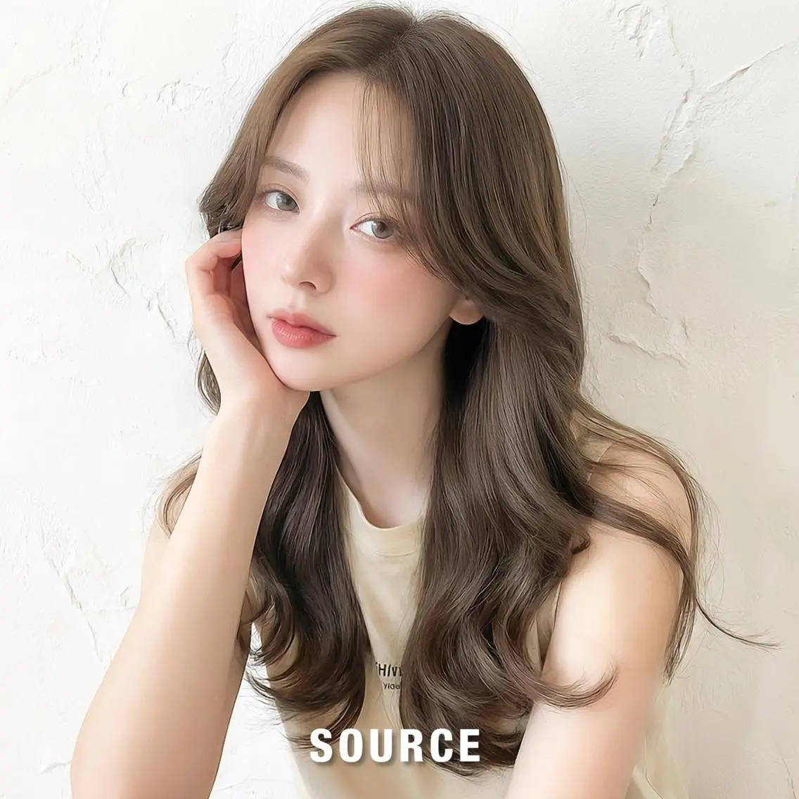 ロング カラー 透明感カラー イルミナカラー 縮毛矯正 SOURCE天王寺/ ヘアケア/艶カラー✨のヘアスタイル